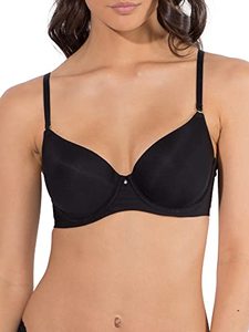 lot 43000256 image: Smart & Sexy Womens Perfect Demi T-Shirt Bra, Black, 46C