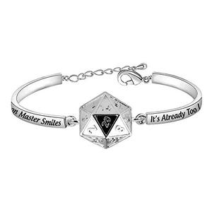 lot 43000261 image: ENSIANTH When The Dungeon Master Smiles Its Already Too Late Keychain Dungeon Master Gift Funny DND Gifts (SC-Bracelet)
