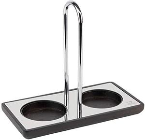 lot 43000265 image: Peugeot Linea Salt and Pepper Mill Tray, WoodStainless Steel
