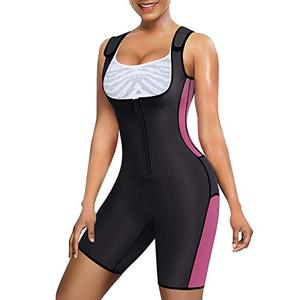 lot 43000277 image: BRABIC Womens Full Body Shapewear Sport Sweat Neoprene Suit,Waist Trainer Bodysuit with Adjustable Straps for Weight Loss (L, Black Sweat Sauna Suit)