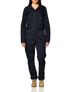 lot 43000303 image: Dickies Womens Long Sleeve Cotton Twill Coverall, Dark Navy, Large