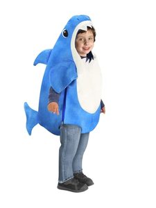 lot 43000314 image: Abbence Toddler Halloween Costume,Kids Halloween Costume,Baby Shark Gifts for Boys and Girl 4-5T (Blue)