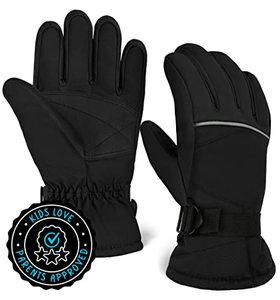 lot 43000327 image: Tough Outdoors Kids Winter Gloves - Kids Ski Gloves - Toddler Snow Gloves, Waterproof Insulated Gloves Girls & Boys, Childrens Winter Gloves