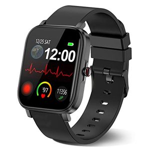lot 43000343 image: Choiknbo Smart Watch, Fitness Tracker SmartWatch for AndroidiOS Phones, 1.69 Full Touch Screen with Heart Rate Sleep, Step Counter, IP68 Waterproof Smart Watches for ManWomen