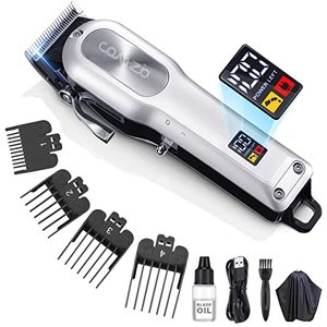 lot 43000367 image: COMZIO Hair Clippers for Men, Cordless Barber Clippers Professional Hair Cutting Kit,Rechargeable Beard Trimmer, Home Haircut & Grooming Set with Large LED Display & High-Performance Electric Clippers