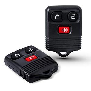 lot 43000380 image: Big-Autoparts 2 Replacement Keyless Entry Remote Key Fob Clicker Transmitter for Ford 1998-2016 F-150 F-250 F-350, Mazda, Mercury, Lincoln - 3 Button