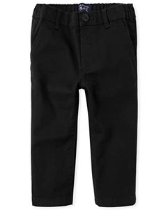 lot 43000383 image: The Childrens Place baby boys And Toddler Stretch Skinny Chino Pants Jeans, Black Single, 4T US