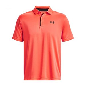 lot 43000392 image: Under Armour Mens Tech Golf Polo , (877) After Burn   Black , XX-Large Tall