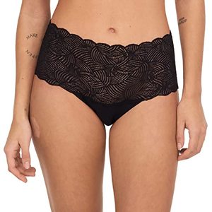 lot 43000405 image: Chantelle Womens SoftStretch High Waist Brief wLace, Black, One Size