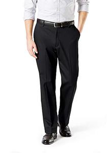 lot 43000449 image: DOCKERS Mens Classic Fit Signature Khaki Lux Cotton Stretch Pants, black, 34W x 30L