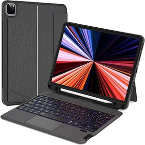 lot 43000458 image: WIWU iPad Pro 11 inch Case with Keyboard (202120202018), Magnetic Detachable iPad 11 Pro Case with Keyboard, Multi-Touch Trackpad, Protective Keyboard Case, Pencil