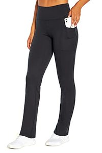 lot 43000464 image: Balance Collection Womens Standard Emilia High Rise Pocket Bootcut Yoga Pant, Black, X-Large