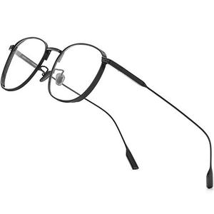 lot 43000477 image: FONEX Titanium Glasses Frame,Myopia Optical Eyeglass Frame for Men and Women 8517 (Black)
