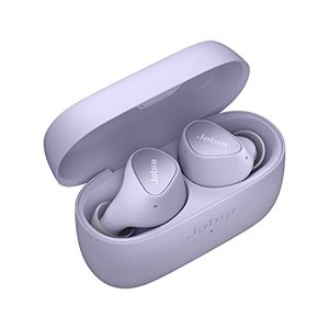 lot 43000488 image: Jabra Elite 3 in Ear Wireless Bluetooth Earbuds �� Noise Isolating True Wireless Buds with 4 Built-in Microphones for Clear Calls, Rich Bass, Customizable Sound, and Mono Mode - Lilac