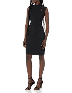 lot 43000497 image: Calvin Klein Womens Essential Sleeveless Sheath, Black d, 10