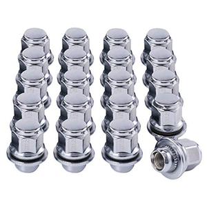 lot 43000501 image: OMT M12x1.25 Lug Nuts, 12x1.25mm Wheel Lug Nuts Compatible with Infiniti Q70 Q45 Q50 G37 I30, Nissan 350Z 370Z 200SX, Subaru Forester BRZ Outback WRX Legacy, Mag Lug Nut with Washer, Set of 20