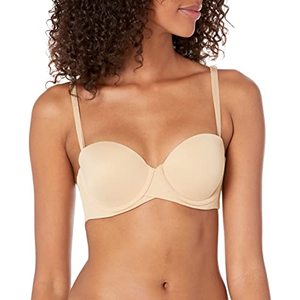 lot 43000539 image: Self Expressions Strapless Bra, Balconette Bra, Best Strapless Bra, Stay-Put Underwire, 5-Way Convertible Straps 36DD