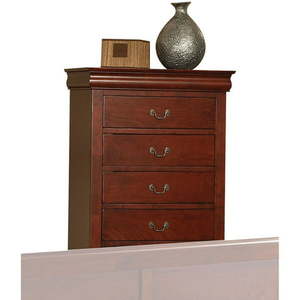lot 1557 image: Acme Furniture Louis Philippe III Chest with Five Drawers Retail&nbsp$413.28