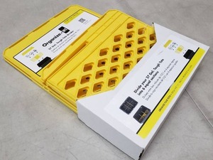 lot 2503 image: Organize-It 27 Gallon Tough Tote Divider, 2 Pack