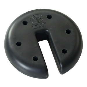lot 2560 image: Quik Shade Instant Canopy Pop Up Disc Shaped Anchor Weight Plates Kit Set of 4