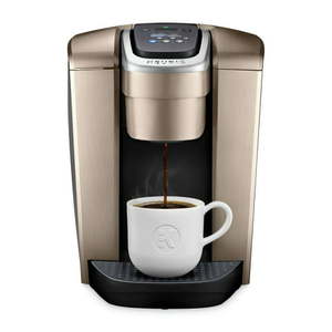 lot 2563 image: Keurig - K-Elite Single-Serve K-Cup Pod Coffee Maker - Brushed Gold