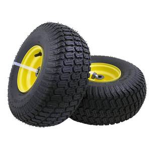 lot 3103 image: marastar 21426 deere riding mowers 15x6.00-6 front tire assembly replacement for 100 and 300 series john 15 x 6 2Pc