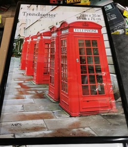 lot 5945 image: Trendsetter Black Poster Frame 20 x 30 2 Pack