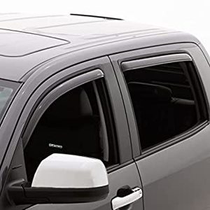 lot 5952 image: Auto Ventshade AVS 194768 In-Channel Ventvisor Side Window Deflector 4-Piece Set for 2016-2021 Toyota Tacoma Double Cab