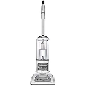 lot 8356 image: Shark NV356E 31 Navigator Lift-Away Professional Upright Vacuum with Swivel Steering, HEPA Filter, XL Dust Cup, Pet Power, Dusting Brush, and Crevice Tool, Perfect for Pet Hair, WhiteSilver (B005KMDV9A), Used