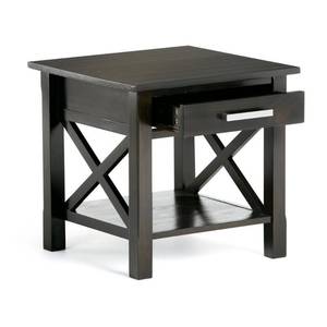 lot 8368 image: Simpli Home - Kitchener End Table - Hickory Brown