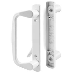 lot 1578 image: 11pk Prime-Line Products C 1178 Diecast White Patio Door Handle