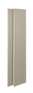 lot 1587 image: Easy Track RV1447-CGON 48 in. Vertical Panels - Rustic Grey Pack of 2