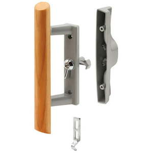 lot 2528 image: Prime-Line Steel Patio Door Handle Set, Box Of 4
