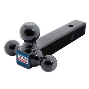 lot 2536 image: TowSmart Automotive Hitch Towing Trailer Hitch Tri-Ball Mount for 1-78 2 and 2-516 Balls Rated up to 10 000 lbs