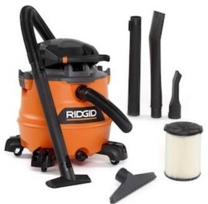 lot 1548 image: RIDGID 16 Gallon 6.5 Peak HP NXT WetDry Shop Vacuum with Detachable Blower, Filter, Locking Hose and Accessories, OrangesPeaches