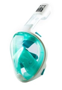 lot 1602 image: Hieha Full Face Snorkeling Mask Green - Small&nbsp(stock photo approximate)