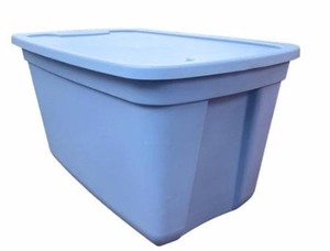 lot 3034 image: HDX Storage Tote 6 Pack With Lids
