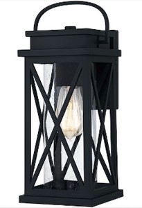 lot 5895 image: Quoizel Lighting Saint Elias 1 Light Wall Lantern