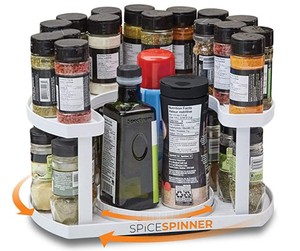 lot 5902 image: Spice Spinner 3 Tier Storage Turntable Organizer