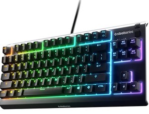 lot 5956 image: Steel Series Apex 3 Gaming Keyboard