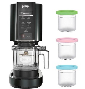 lot 5957 image: Ninja Creami NC300 Ice Cream Maker, for Gelato, Mix-ins, Milkshakes, Sorbet, Smoothie Bowls &amp More, 7 One-Touch Programs