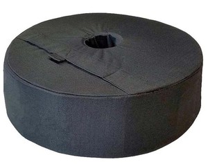 lot 8365 image: 10 pack Of Outdoor Umbrella Base Covers, Black