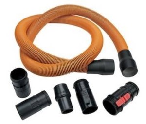 lot 1573 image: RIDGID 1-78 in. x 10 ft. (3 m) Pro-Grade Locking Vacuum Hose & Adapters for WetDry Shop Vacuums