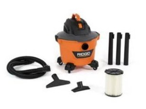 lot 1580 image: RIDGID HD09001 9 Gal. 4.25-Peak HP NXT WetDry Vac