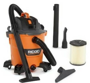 lot 2523 image: RIDGID 12 Gal 5.0-Peak HP NXT WetDry Shop Vacuum wFilter, Hose & Accessories