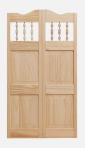 lot 5920 image: Royal Orleans Wood Saloon Doors 24 x 42