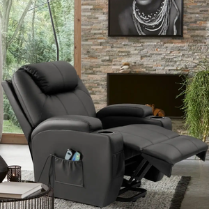 lot 5933 image: MY03795 Leather Power Recliner&nbsp