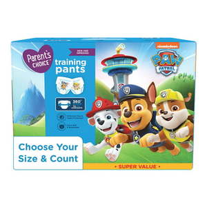 lot 2915 image: Parent s Choice Boys Training Pants (86 Count, 3T To 4T)