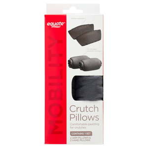 lot 5374 image: Equate Crutch Pillows Padding For Crutches Contains 2 Arm & 2 Hand Pillows