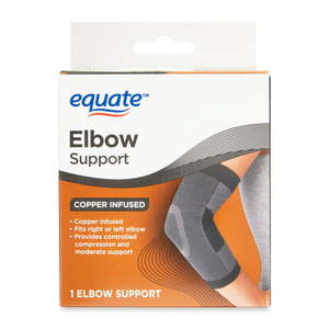 lot 5377 image: Equate Copper Infused Elbow Support